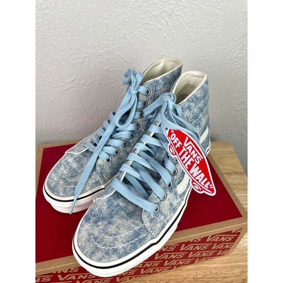 NWT Vans Sk8-Hi Tapered Denim Wash - Picture 2 of 9
